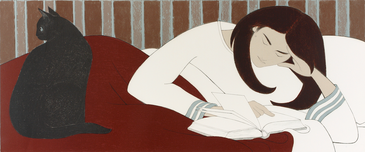 Will-Barnet-The-Reader-1979-lithograph-15_-x-35_-2014.1